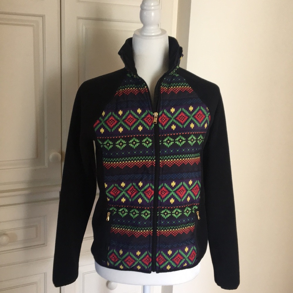 Ralph Lauren Quilted Front printed Fleece   (S)